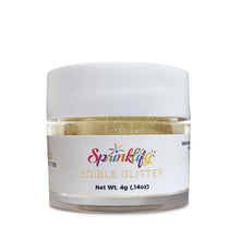 Load image into Gallery viewer, Edible Glitter in Champagne Gold - Sprinklify