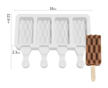 Load image into Gallery viewer, CAKESICLE MOLD, Pattern Popsicle Mold, Silicone Ice Cream Mold, Baking Supplies, DIY Baking, Fast Shipping, Unique Mold, Sprinklify
