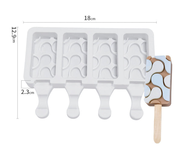 CAKESICLE MOLD, Pattern Popsicle Mold, Silicone Ice Cream Mold, Baking Supplies, DIY Baking, Fast Shipping, Unique Mold, Sprinklify