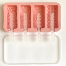 Load image into Gallery viewer, POPSICLE VARIETY MOLD, 4 Patterns Cakesicle Mold, Silicone Ice Cream Mold, Diy Baking Supplies, Unique Molds, Fast Shipping, Sprinklify Mold
