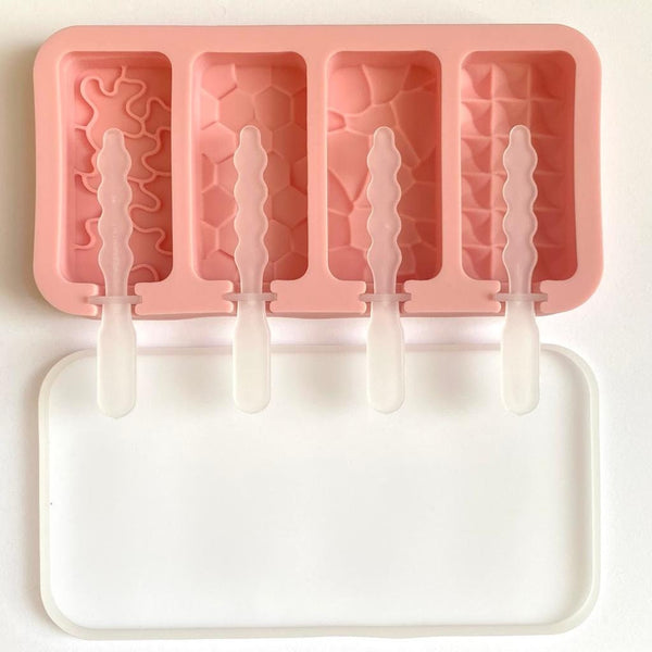 POPSICLE VARIETY MOLD, 4 Patterns Cakesicle Mold, Silicone Ice Cream Mold, Diy Baking Supplies, Unique Molds, Fast Shipping, Sprinklify Mold