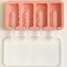 Load image into Gallery viewer, ICE CREAM Variety MOLD, 4 Patterns Cakesicle Mold, Silicone Popsicle Mold, Diy Baking Supplies, Unique Molds, Fast Shipping, Sprinklify Mold
