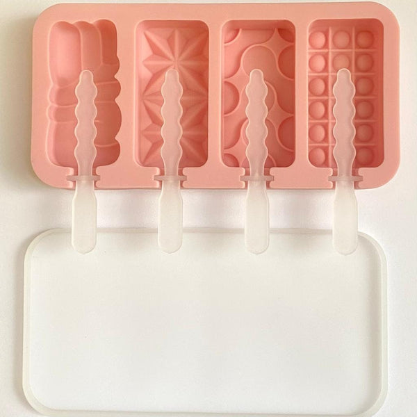 ICE CREAM Variety MOLD, 4 Patterns Cakesicle Mold, Silicone Popsicle Mold, Diy Baking Supplies, Unique Molds, Fast Shipping, Sprinklify Mold