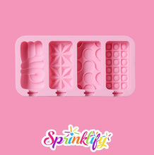 Load image into Gallery viewer, ICE CREAM Variety MOLD, 4 Patterns Cakesicle Mold, Silicone Popsicle Mold, Diy Baking Supplies, Unique Molds, Fast Shipping, Sprinklify Mold
