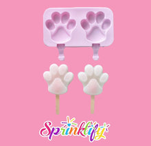 Load image into Gallery viewer, SPRINKLIFY Paw Cakesicle Mold, Popsicle Mold, Pet Theme Baking Mold, Dessert Mold, High Quality Silicone Mold, Candy Mold, Ice Cream
