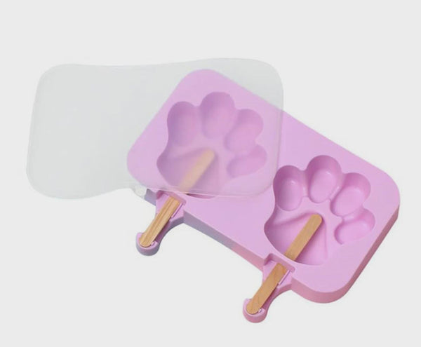 SPRINKLIFY Paw Cakesicle Mold, Popsicle Mold, Pet Theme Baking Mold, Dessert Mold, High Quality Silicone Mold, Candy Mold, Ice Cream