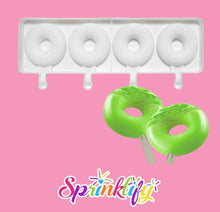 Load image into Gallery viewer, SPRINKLIFY Donut Cakescle Mold, Round Popsicle Mold, Baking Supplies, Chocolate Mold, Fondant Mold, Cake Mold, Silicone Ice Cream Mold
