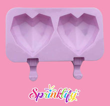 Load image into Gallery viewer, SPRINKLIFY Heart Cakesicle Mold, Popsicle Mold, Baking Mold, Dessert Mold, High Quality Silicone Mold, Candy Mold, Holiday Baking Supplies
