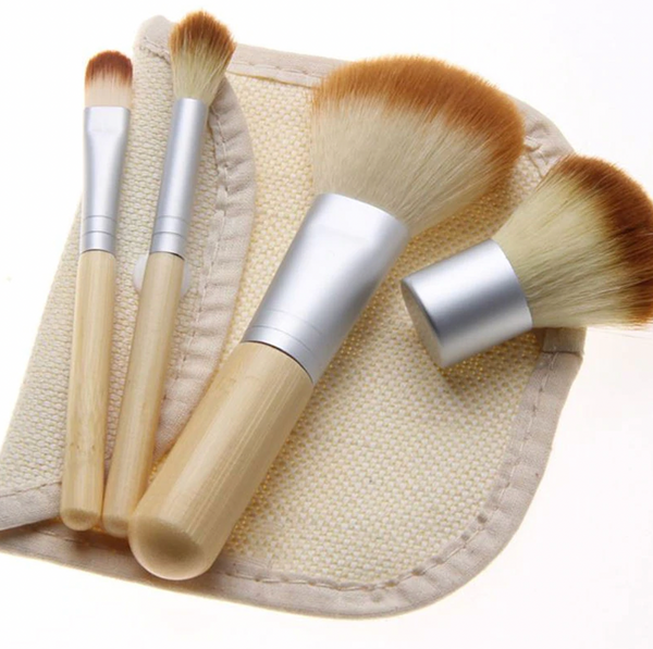Bamboo Dusting Brush Set (4 pcs)