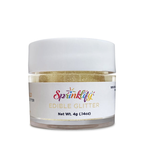 Edible Glitter in Champagne Gold - Sprinklify