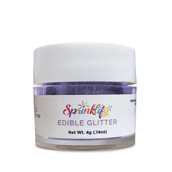 Edible Glitter in Deep Purple - Sprinklify