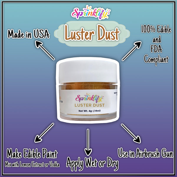 Luster Dust in Deep Pink